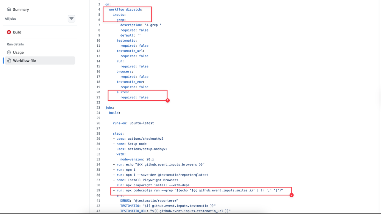 Testomat.io - Multi-Select Suite IDs